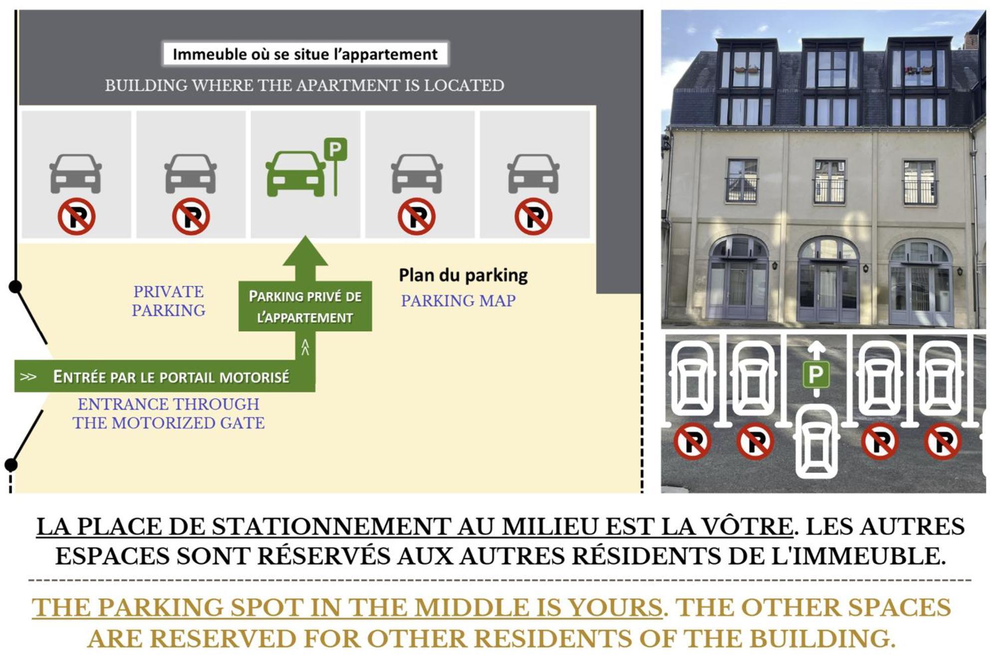 Le Baleschoux - Parking - Prestiplace Collection Tours Ngoại thất bức ảnh